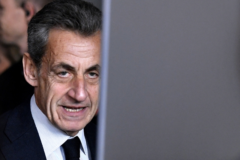 Former French president Nicolas Sarkozy.