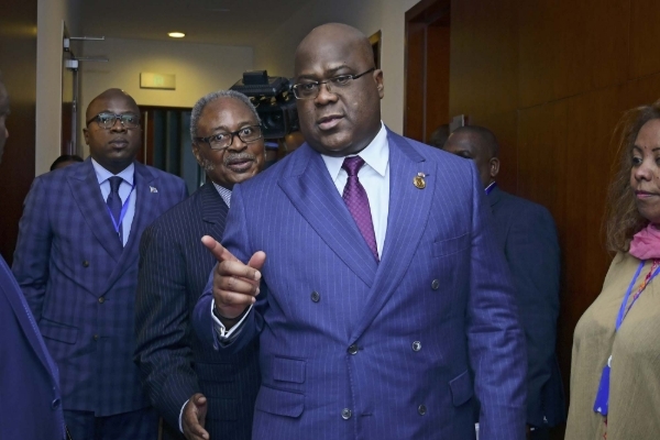 President of the Democratic Republic of Congo Felix Tshisekedi