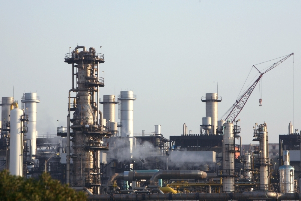 A polypropylene complex is set to be contructed next to the liquefied petroleum gas refinery in Arzew, pictured here on 30 July 2007.