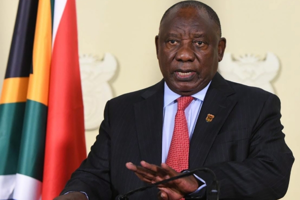 South African President Cyril Ramaphosa.