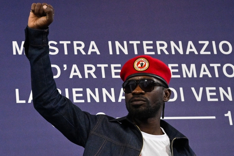 Ugandan politician, singer and actor Bobi Wine, 1 September 2022.