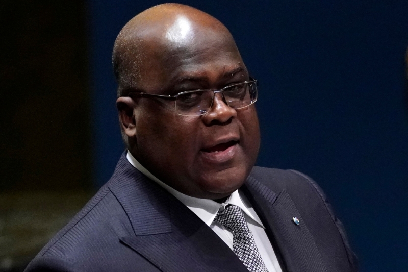 DRC President Félix Tshisekedi.