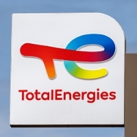TotalEnergies' emblem. © Matthias Balk/DPA/Picture Alliance/Newscom/MaxPPP
